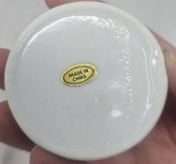 Vintage Trippies Inc. 90's Porcelain Trinket Keepsake Box Clown 2" New - Picture 6 of 8